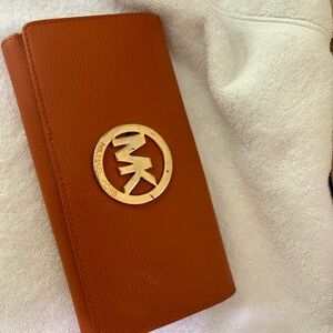 Michael Kors Orange Wallet